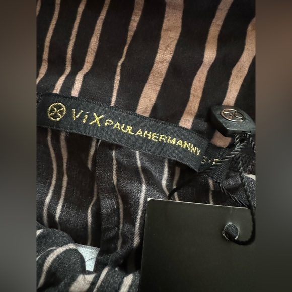 ViX Paula Hermanny Black Lanai Lotus Pant Small - Picture 7 of 7